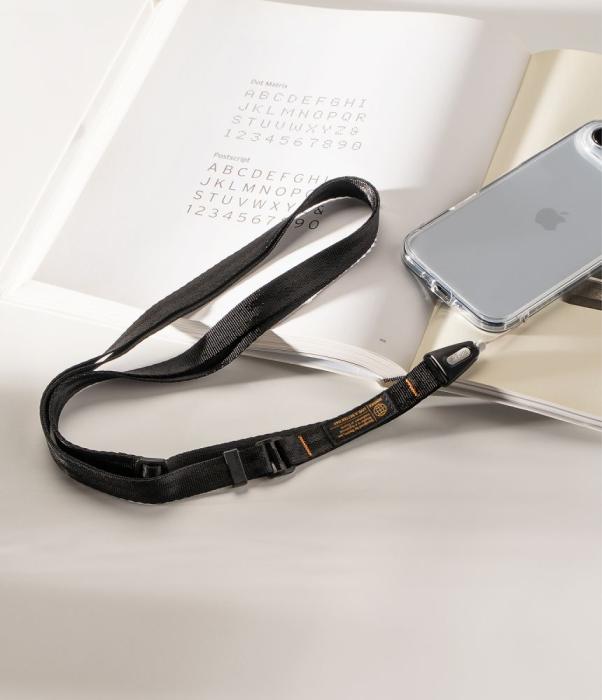 Bild 5, Ringke Ringke Mobilsnöre Lanyard Strap CrossBody Svart