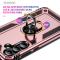  Samsung Galaxy A55 5G Skal Ring Armor Hybrid Roséguld