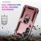  Samsung Galaxy A55 5G Skal Ring Armor Hybrid Roséguld