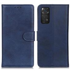  Xiaomi Redmi Note 11 4G Fodral Solid L&auml;der Bl&aring;