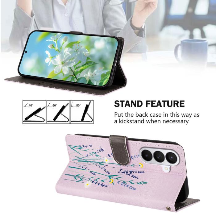 Bild 2,  Samsung Galaxy S26 Fodral Med Tryck Lavendel