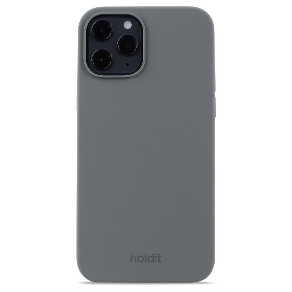 holdit holdit iPhone 12 / 12 Pro Mobilskal Silikon Space Gray
