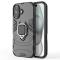  iPhone 16 Skal Hybrid Ring Armor Svart