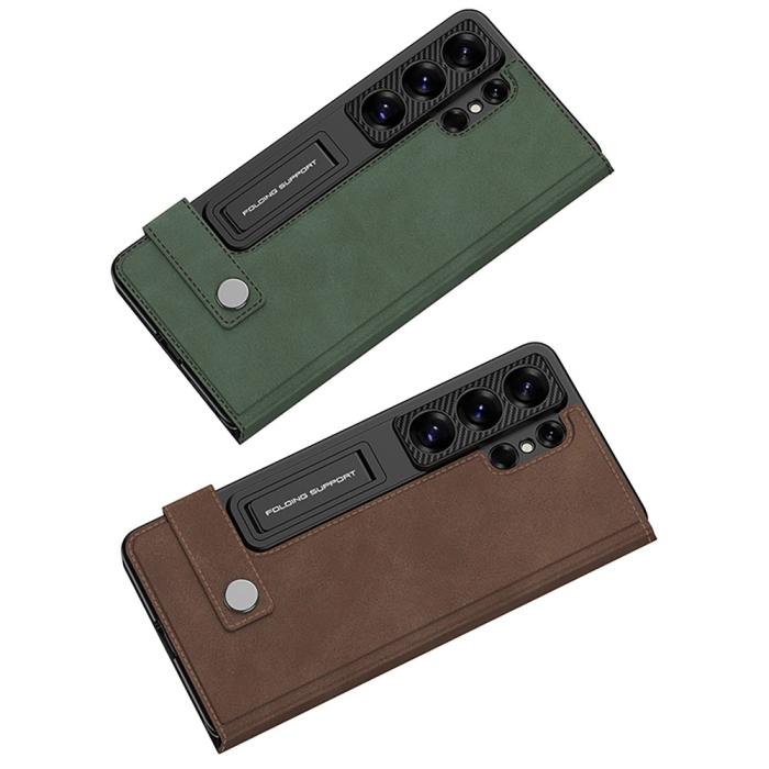 Bild 6, GKK GKK Samsung Galaxy S26 Ultra Fodral Kickstand Läder Svart