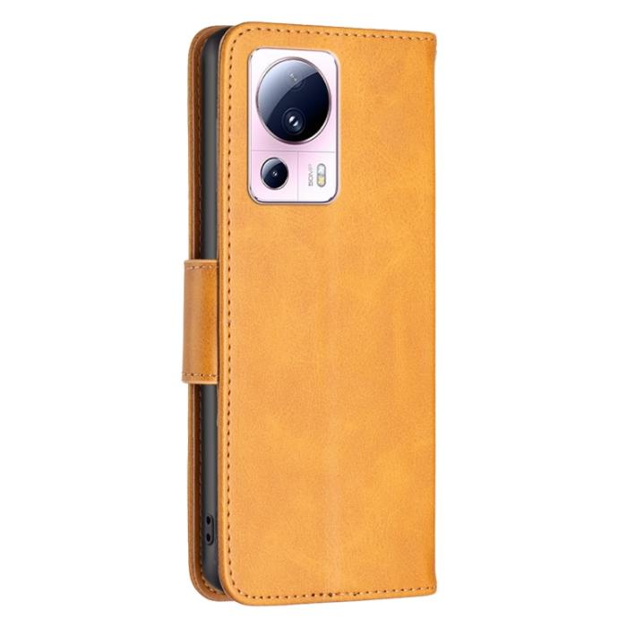 Bild 3,  Xiaomi 13 Lite 5G Fodral Solid Shark Läder Ljus Brun