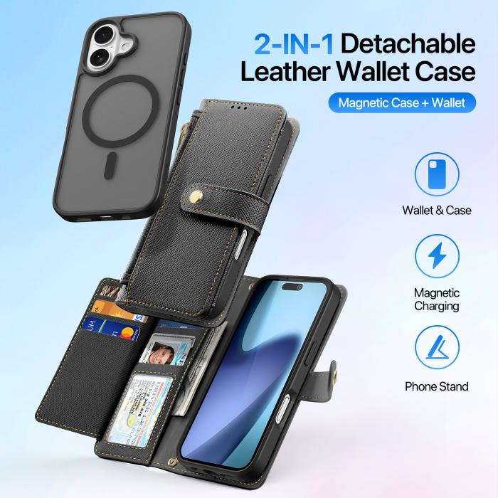 Bild 3, DUX DUCIS DUX DUCIS iPhone 17 2in1 Magnet Fodral Lawa Series Svart