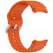  Galaxy Watch 5/5 Pro/6/7/FE Armband Silikon Wave Design Orange