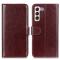  Samsung Galaxy S22 Plus Fodral Crazy Horse Läder Brun
