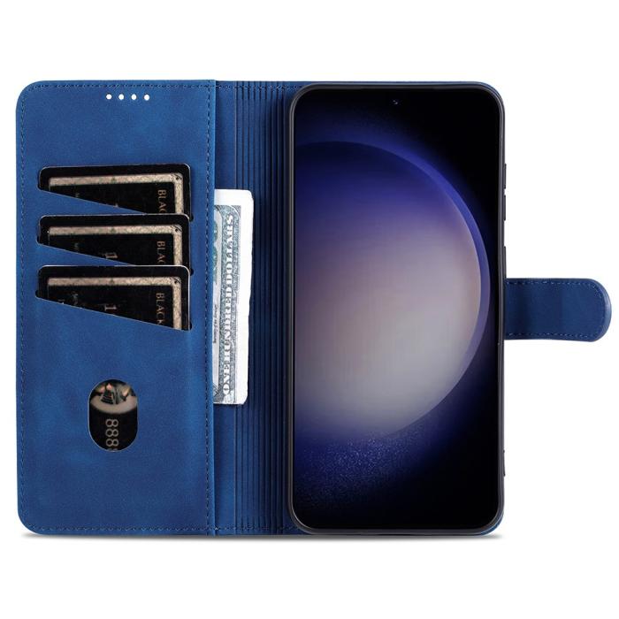 Bild 3, AZNS AZNS Samsung Galaxy S24 FE Fodral Läder Blå