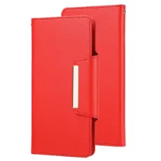  iPhone 7/8/SE 2in1 Magnet Fodral / Skal R&ouml;d