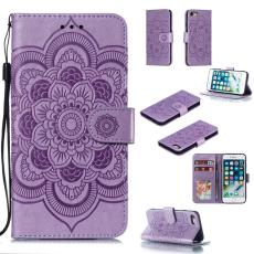  iPhone 7/8/SE (2020/2022) - Mandala Pl&aring;nboksfodral - Lila