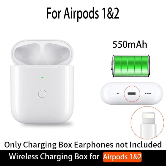 Bild 2,  AirPods Trådlöst Laddningsfodral / Lightning