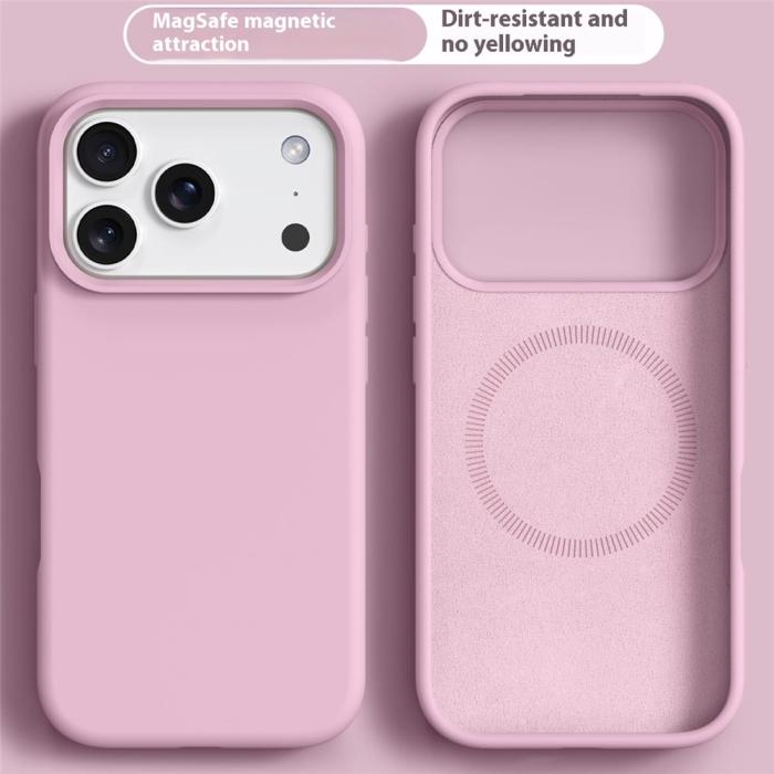 Bild 2,  iPhone 17 Pro Max Skal MagSafe Liquid Silikon Rosa