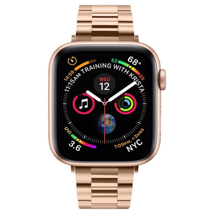 Bild 3, Spigen Spigen Apple Watch 38/40/41/42 mm Armband Modern Fit Roséguld