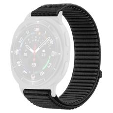  Galaxy Watch 8 46/44/40 mm Armband Nylon Loop Svart