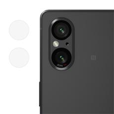  Sony Xperia 5 V Linsskydd/Kameraskydd H&auml;rdat Glas