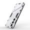  Samsung Galaxy S25 Skal Kickstand Hybrid Armor Vit