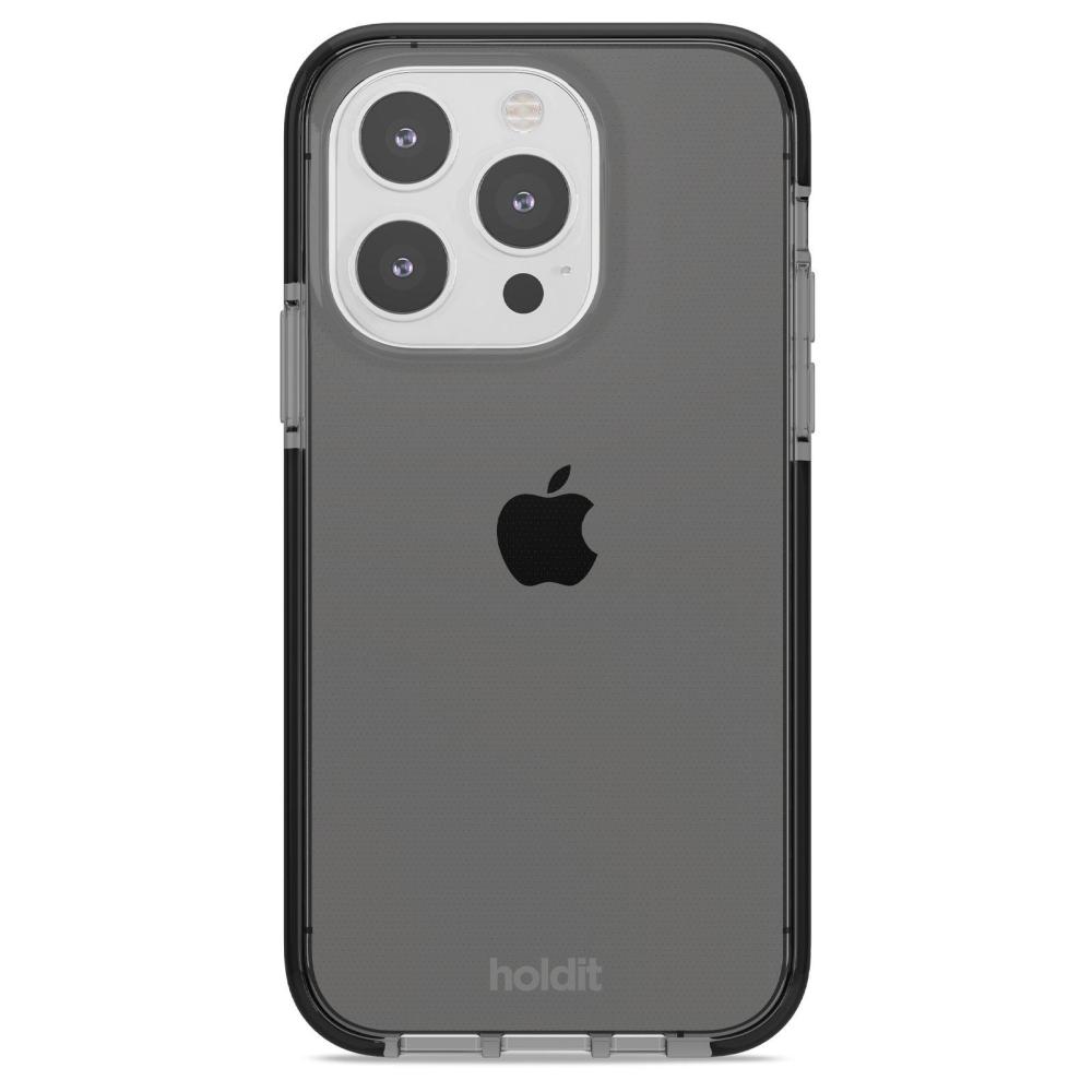holdit holdit iPhone 15 Pro Mobilskal Seethru Svart