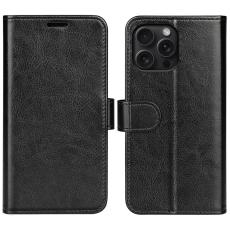  iPhone 16 Pro Fodral Crazy Horse Svart