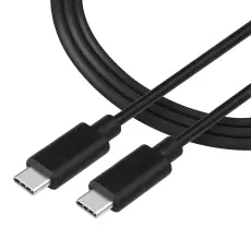 Tactical Tactical 1m 15W 3A USB-C/USB-C Laddkabel Smooth Svart
