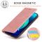 LC.IMEEKE LC.IMEEKE iPhone 15 Plus Fodral Flip Läder Roséguld