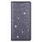  iPhone 15 Plus Fodral Flip Glitter Grå