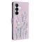  Samsung Galaxy S26 Fodral Med Tryck Lavendel