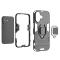  iPhone 16 Skal Hybrid Ring Armor Röd