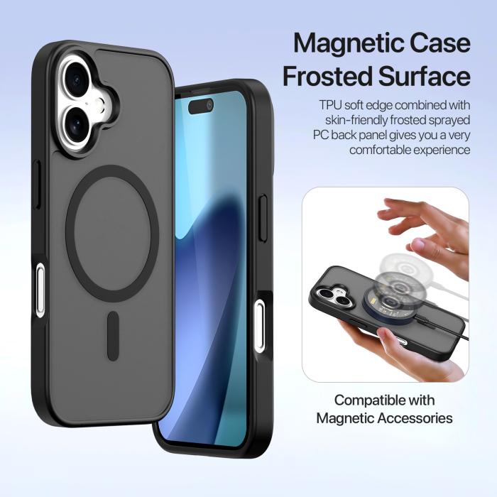 Bild 6, DUX DUCIS DUX DUCIS iPhone 17 2in1 Magnet Fodral Lawa Series Svart
