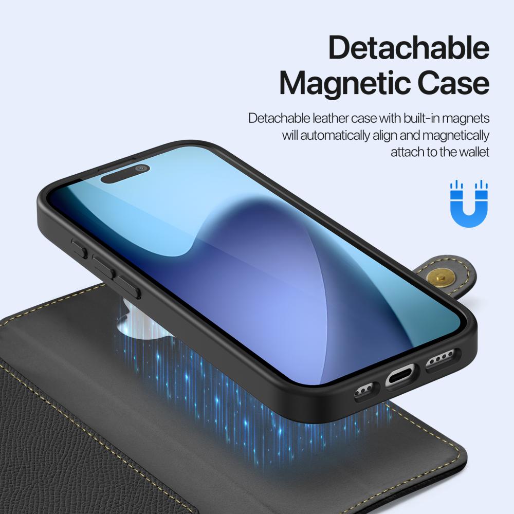 DUX DUCIS DUX DUCIS iPhone 17 2in1 Magnet Fodral Lawa Series Svart