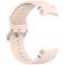  Galaxy Watch 5/5 Pro/6/7/FE Armband Silikon Wave Design Rosa