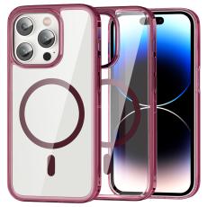 ColorPop ColorPop iPhone 14 Pro Max Skal CH MagSafe Transparent/R&ouml;d