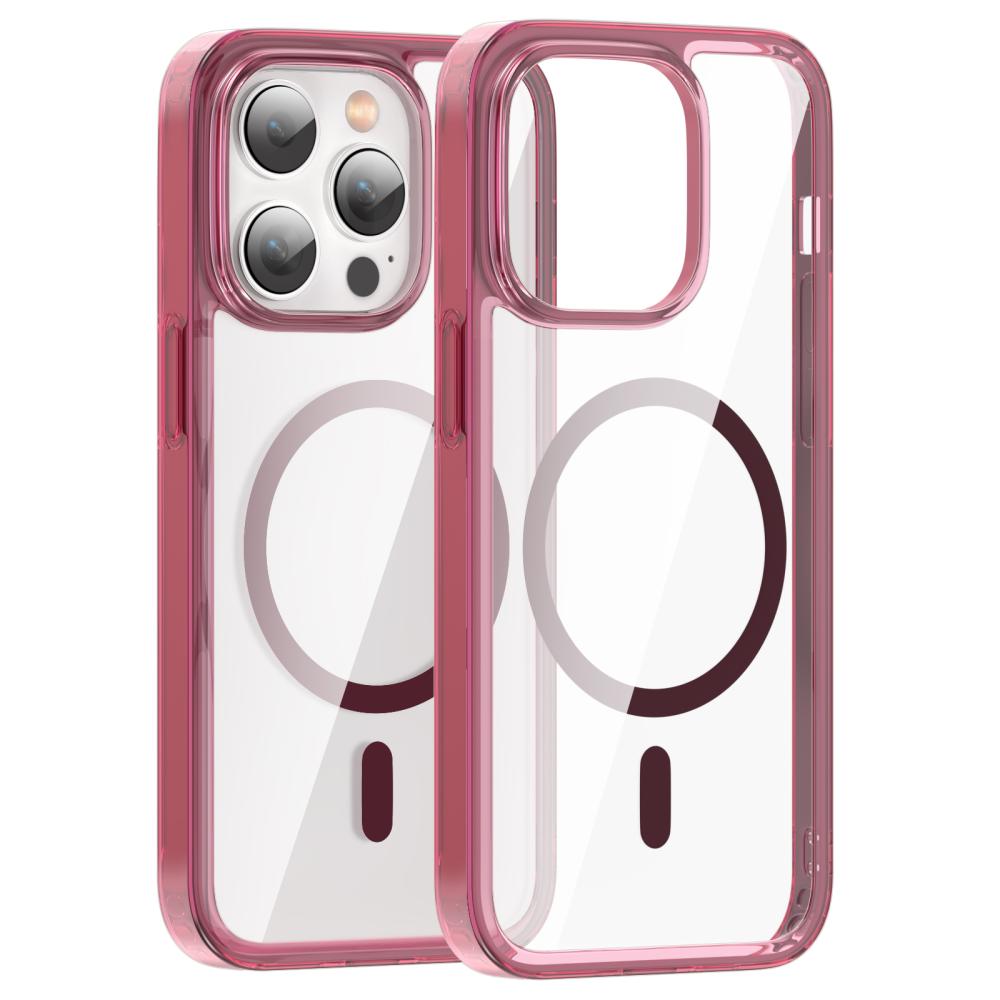 ColorPop ColorPop iPhone 14 Pro Max Skal CH MagSafe Transparent/Röd