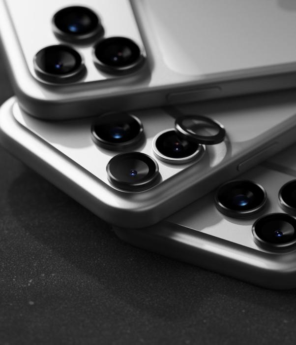 Bild 5, Ringke Ringke iPhone 18 Pro / 18 Pro Max 2-PACK Linsskydd Svart