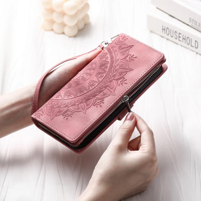 Bild 6,  Xiaomi Redmi Note 14 Pro/Pro Plus 5G Fodral Mandala Roséguld