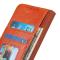  iPhone 15 Pro Fodral Läder Nappa Textur Orange