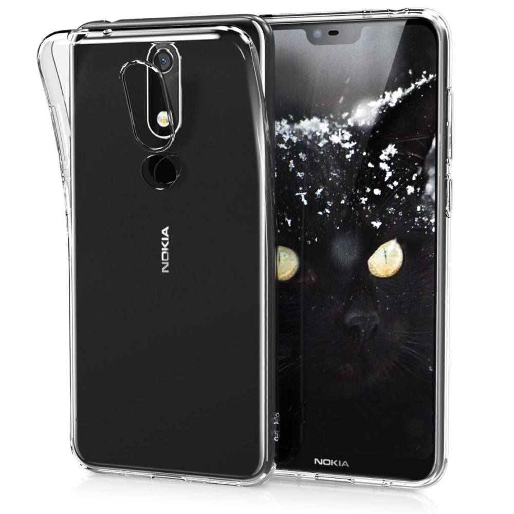  Nokia 5.1 Plus - Transparent TPU Skal