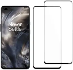  OnePlus Nord - 2-Pack Helt&auml;ckande Sk&auml;rmskydd i H&auml;rdat Glas