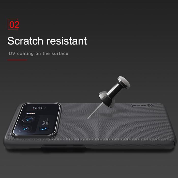 Bild 4, NILLKIN Xiaomi Mi 11 Ultra - NILLKIN Frosted Shield Skal - Svart