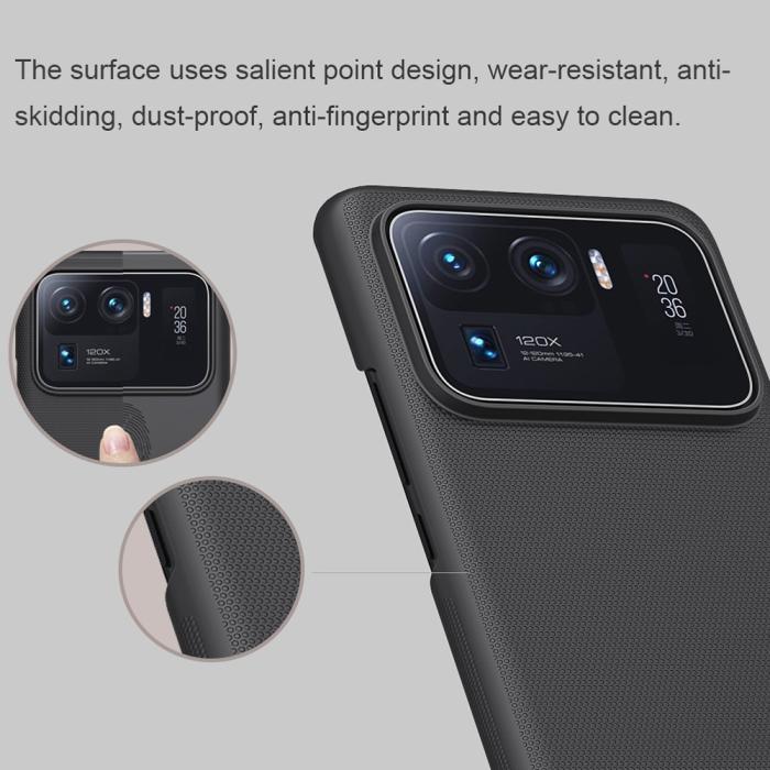 Bild 5, NILLKIN Xiaomi Mi 11 Ultra - NILLKIN Frosted Shield Skal - Svart