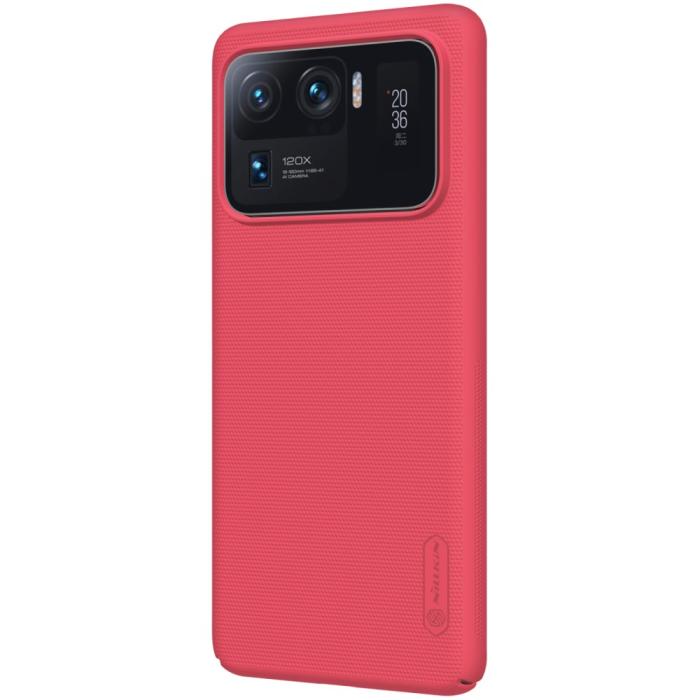 Bild 3, NILLKIN Xiaomi Mi 11 Ultra - NILLKIN Frosted Shield Skal - Röd