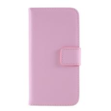  iPhone 7/8/SE (2020/2022) - &Auml;kta L&auml;der Pl&aring;nboksfodral - Ljus Rosa
