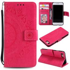  iPhone 7/8/SE (2020/2022) - Mandala Pl&aring;nboksfodral - Rosa