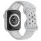 ColorPop Sportarmband Dual-Color Apple Watch 42/44/45/46/49 mm (M/L) Grå/Vit
