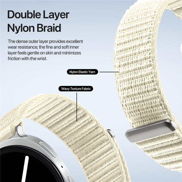 Bild 6, DUX DUCIS DUX DUCIS Galaxy Watch 8 46/44/40 mm Armband Nylon Loop