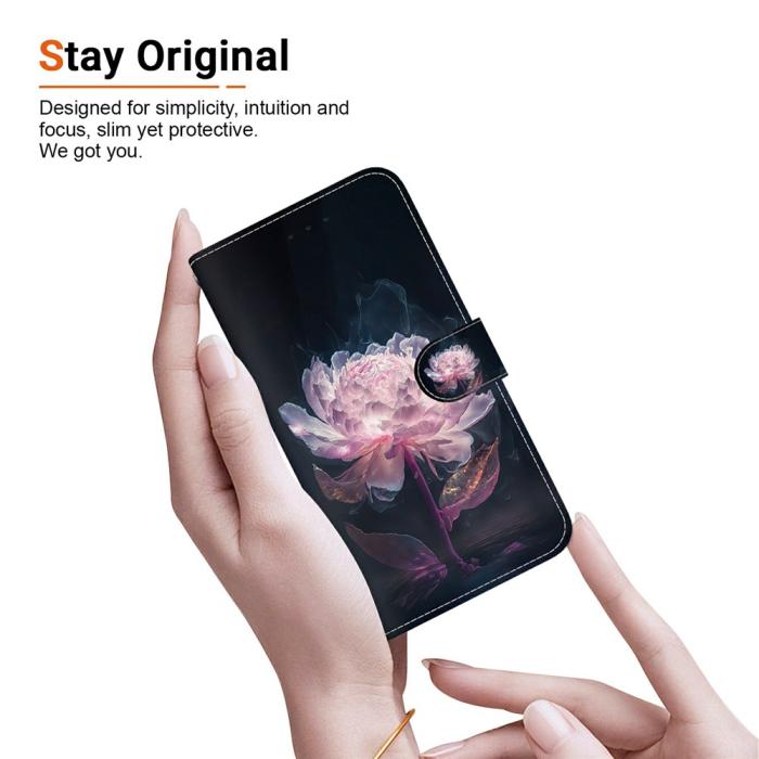 Bild 4,  Samsung Galaxy A27 5G Fodral Läder Blomma Rosa