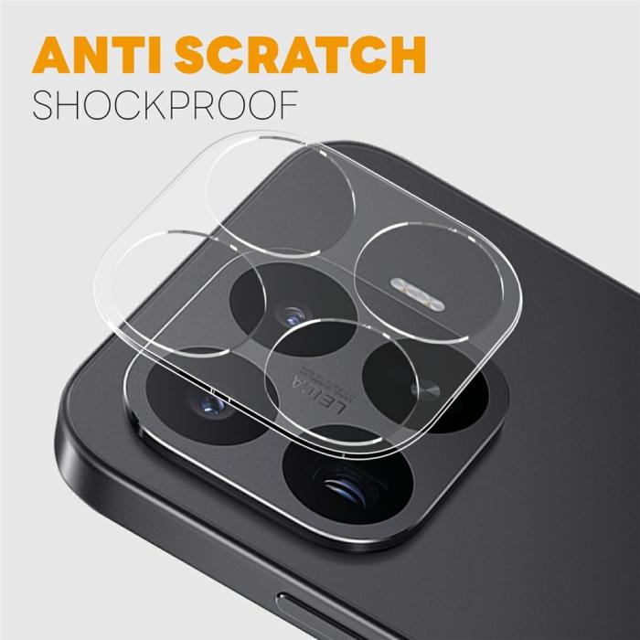 Bild 2, NORTHJO NORTHJO Xiaomi 17T Pro 2-PACK Linsskydd Härdat glas Transparent