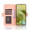  Motorola Moto G86 Power 5G Fodral Med Avtagbart Kortfack Rosa