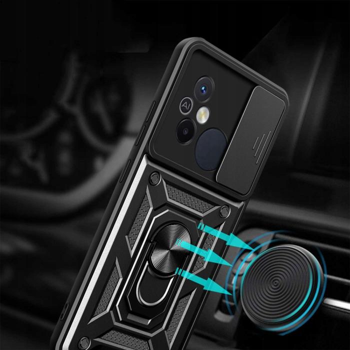 Bild 4, Tech-Protect Tech-Protect Xiaomi Redmi 12C Skal CamShield Pro Svart