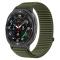  Galaxy Watch 8 46/44/40 mm Armband Nylon Loop Mörk Grön